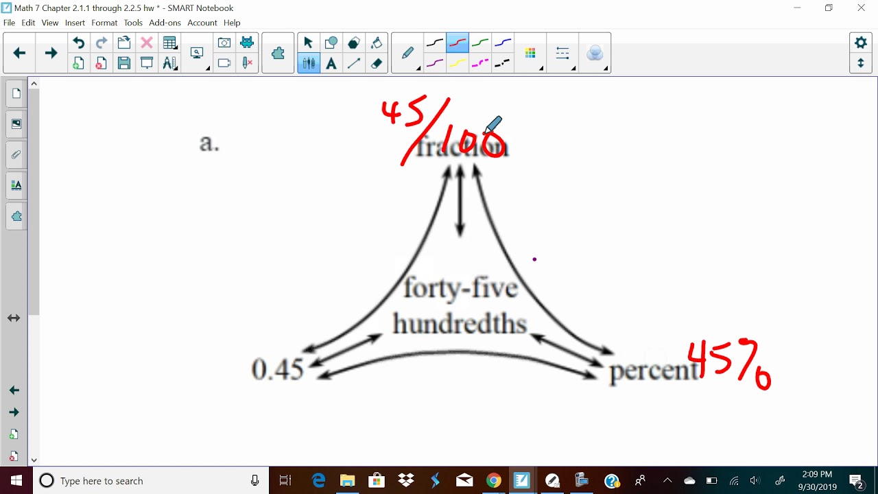 Math 7 2 2 4 Question 7 portion a - YouTube