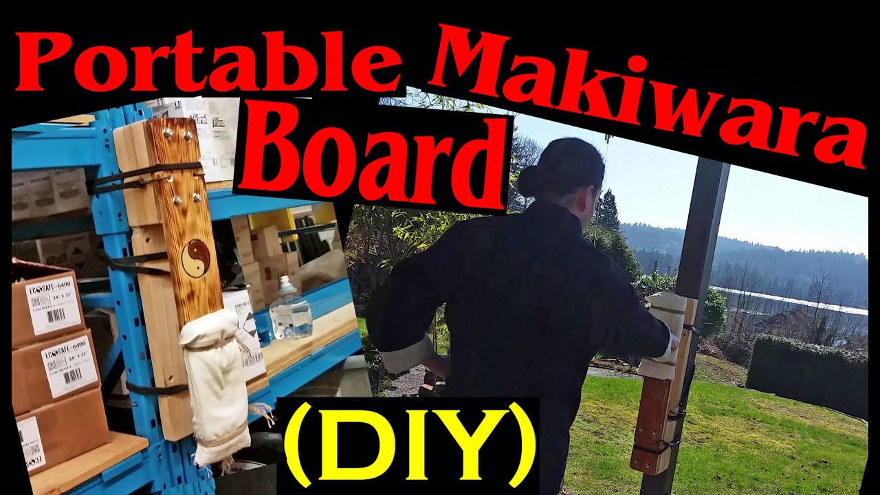 Makiwara Board Portable (Karate Punching Board DIY) YouTube