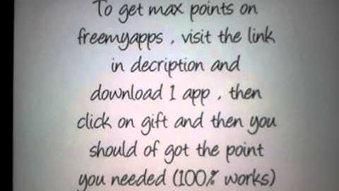 Freemyapps credit hack - max points