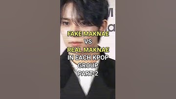 Fake maknae vs Real maknae in each kpop group part 2 #babymonster #kpop