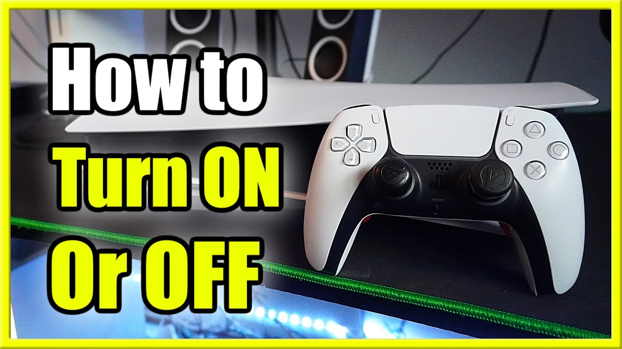 How To Turn On And OFF PS5 With Controller Fast Method YouTube