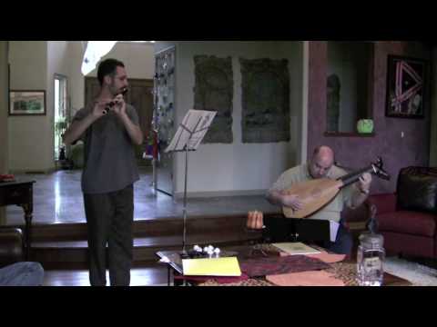 Un poco Andante for Baroque Flute and Lute by SL Weiss