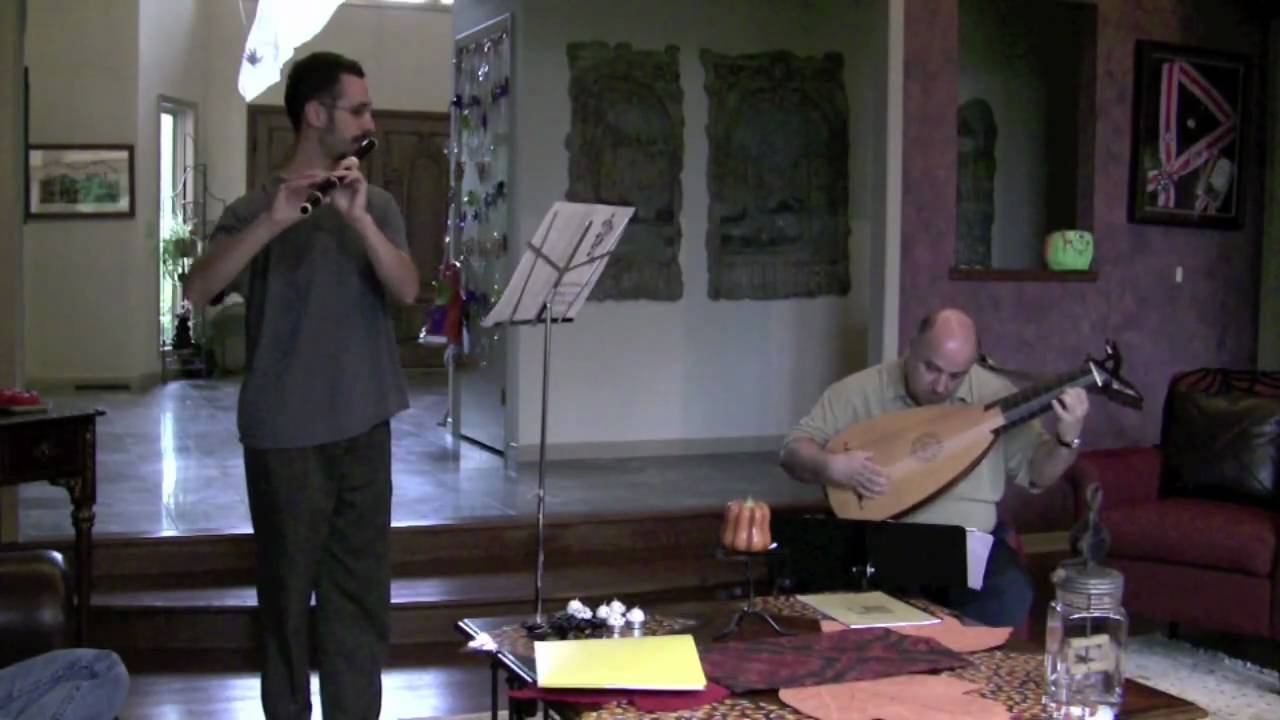 Un poco Andante for Baroque Flute and Lute by SL Weiss YouTube