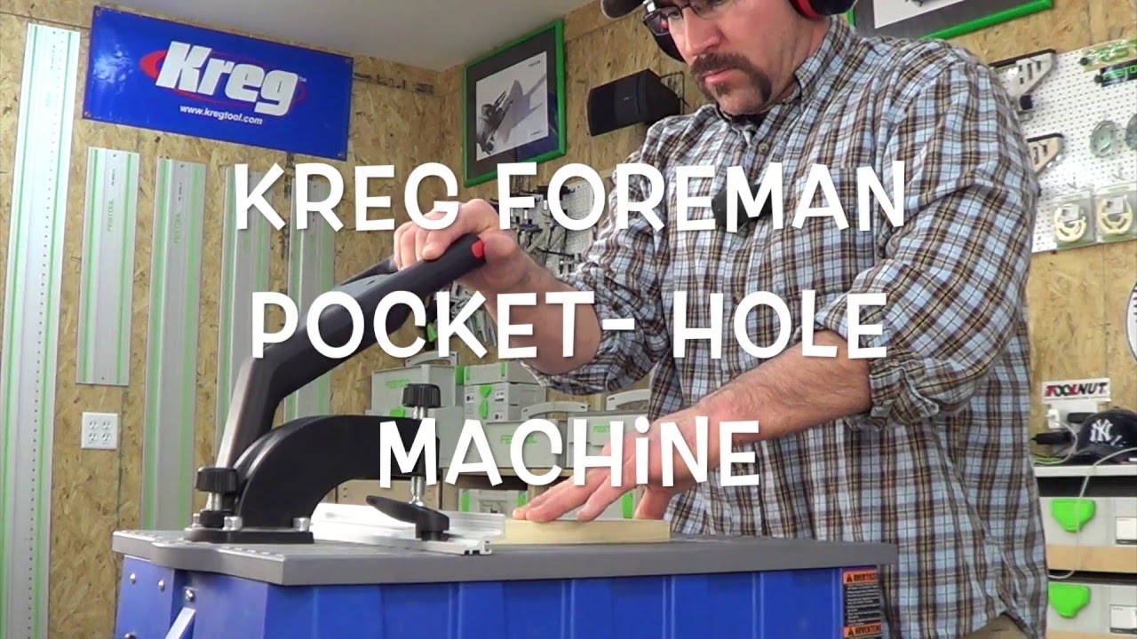 Kreg Foreman Model DB210 Pocket Hole Machine Review
