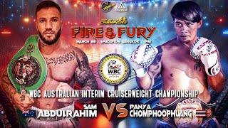 Sam Abdulrahim 🇦🇺 VS Panya Chomphoophuang 🇹🇭 | March 28, 2024 | Bangkok, Thailand