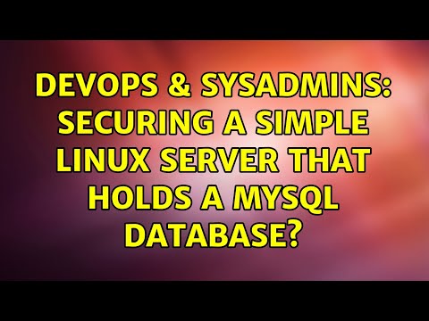 DevOps & SysAdmins: