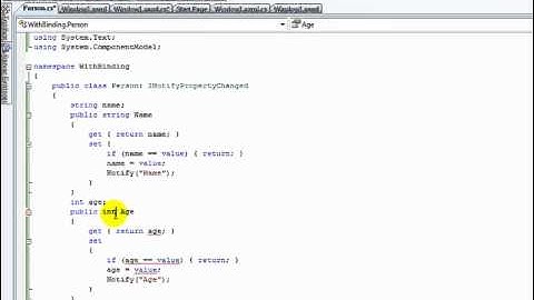 Lesson04: WPF With Binding