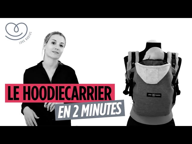 Echarpes de portage et porte-bébé Hoodie Carrier gris athlétique +