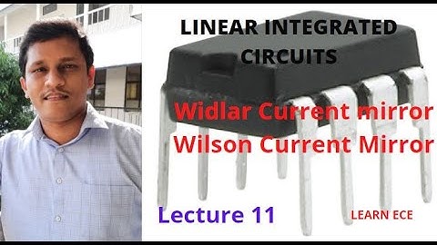 LINEAR INTEGRATED CIRCUITS KTU: Lecture 11