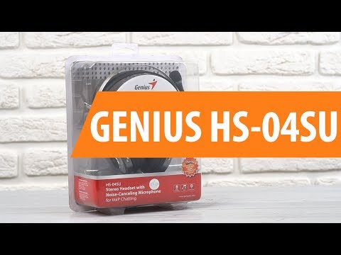 Распаковка GENIUS HS-04SU / Unboxing GENIUS HS-04SU