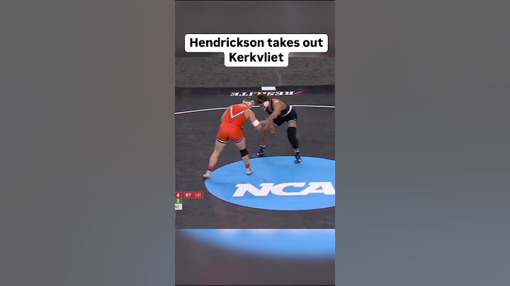 Big win for Wyatt Hendrickson. Will wrestle Gable Steveson in the main event tonight.