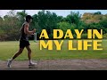 A day in my life gym run swim  more