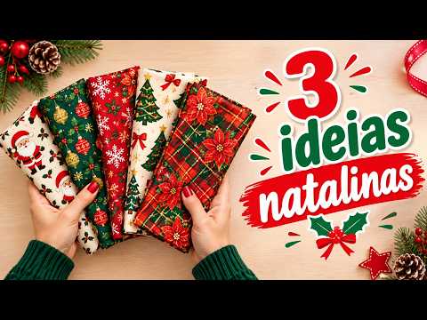 3 IDÉIAS NATALINAS,QUE PODE SER FEITA TAMBÉM PARA VENDER 😃💰