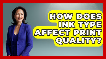 How Does Ink Type Affect Print Quality? - Graphic Design Nerd