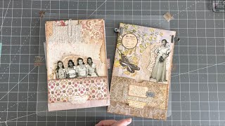 Let’s make paper bag pocket flip ups. Tim Holtz inspired. Part 2. Craft and chat