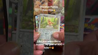 Obsidian Flames Pokémon pack with a Scizor Holo Hit!🥇🔥 #newbhits #ptcg #pokemoncollection