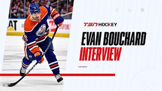 Bouchard reflects on overtime winner and the role his mom has played in his life