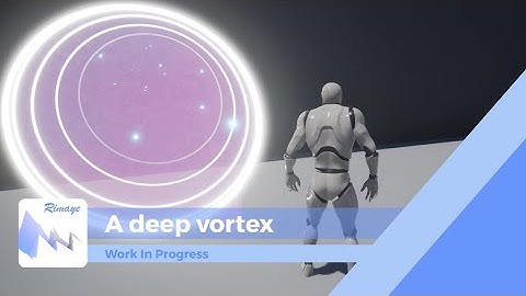 UE4 Niagara effects : Deep vortex - Wormhole - Portal (WIP)