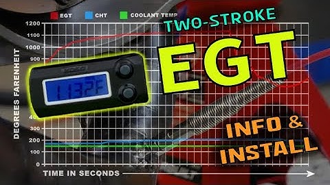 EGT Info & Installation : Two-Stroke Scooters, Mopeds, Motorcycles, Sleds : Exhaust Gas Temperature