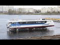 Новый катамаран из облегченной стали спустили на воду в Петербурге
