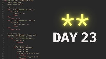 Advent of Code 2023 - Day 23 Solution Walkthrough (Python)