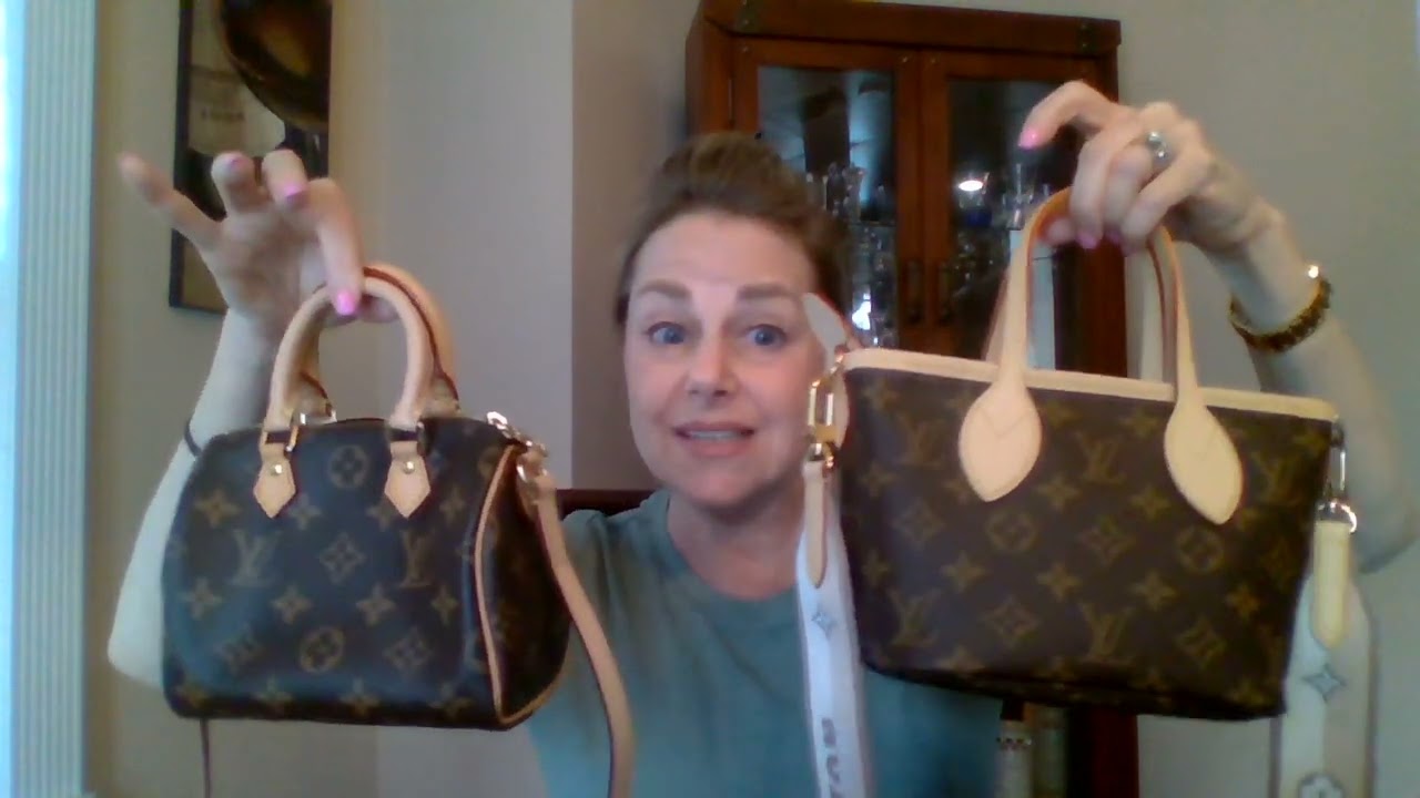 LOUIS VUITTON NEW NEVERFULL BB vs NANO SPEEDY 