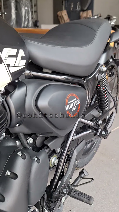 New Hunter 350 with LED Headlight ☆ Navigation #royalenfield #hunter350 #shorts #viral #trending #yt