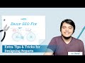 Daily SEO Fix Video: Extra Tips & Tricks for Designing Reports