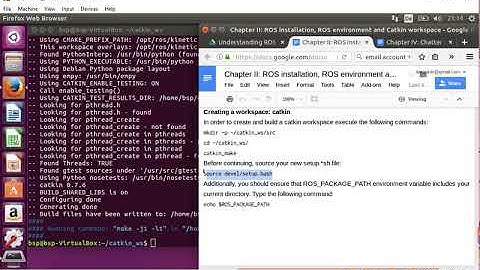 Creating a catkin workspace