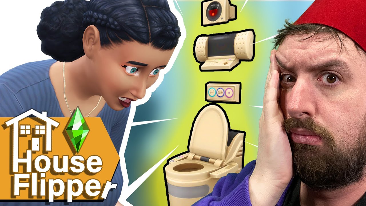 She Spent All her Money💰on Talking ￼Toilet!! 🗣🚽 - House Flipper Challenge Part 05