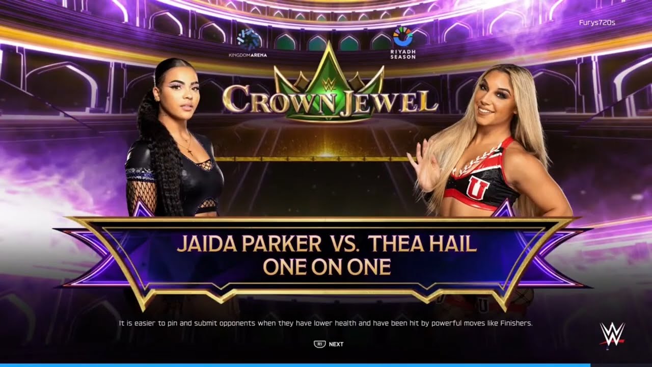 WWE 2K25 Jaida Parker Vs Thea Hail 