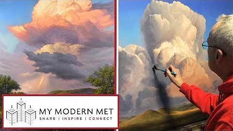 Majestic Cloud Paintings by Layne Johnson