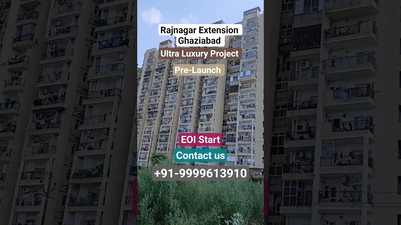 Ultra Luxury Pre-Launch Project in Rajnagar Extension Ghaziabad.....for More Information..9999613910