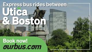 Now offering express bus trips between Utica & Boston!