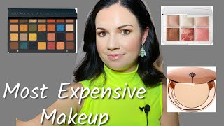 FULL FACE OF MY MOST EXPENSIVE MAKEUP PRODUCTS\/\/Are They Worth It?
