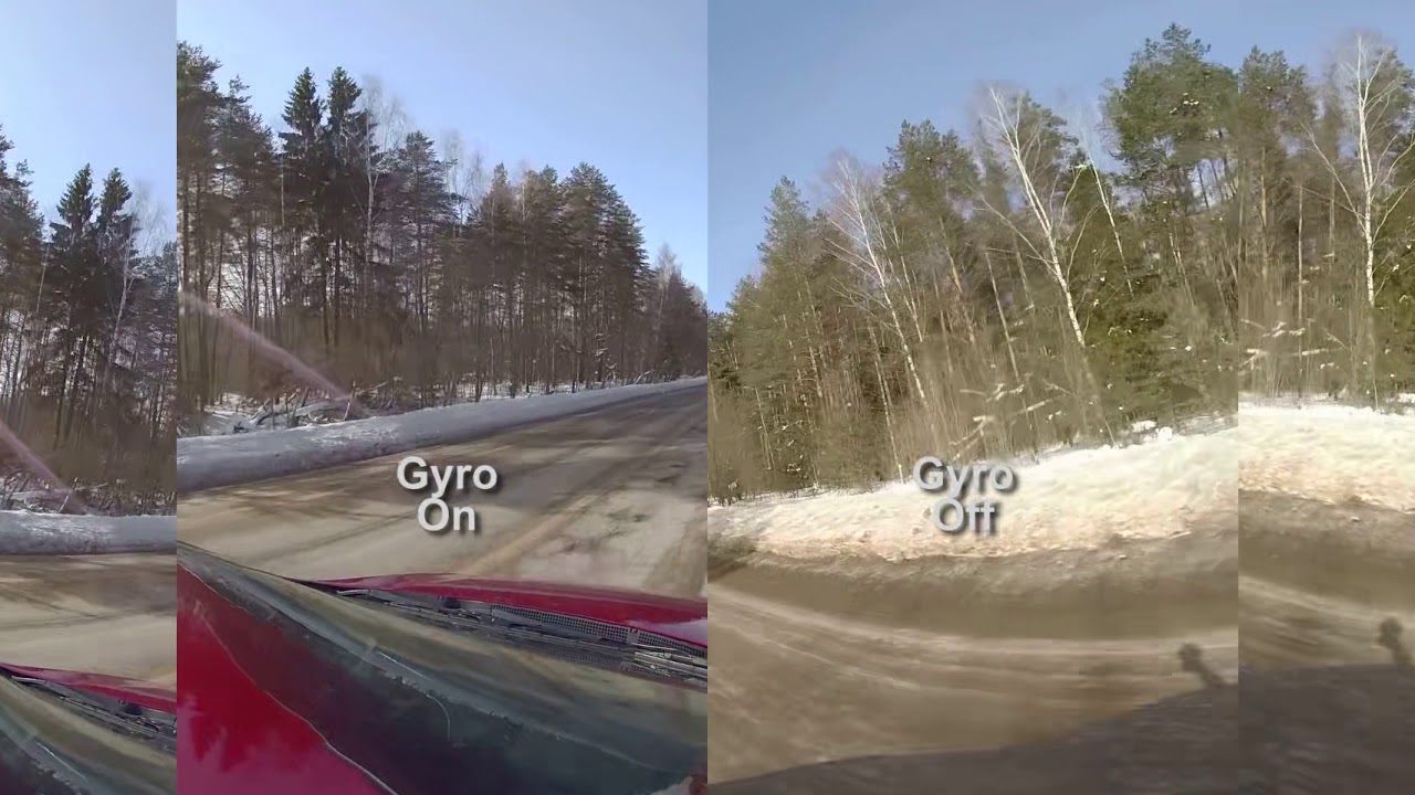 Insta360 Pro - test gyro off/on during stitching