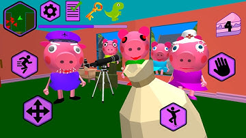 Piggy Neighbor Family Escape Obby House 3D: Level 12