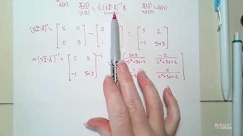 State Space to Output Time Response - System Dynamics and Controls