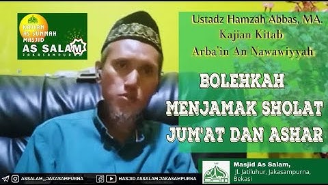 Bolehkah Menjamak shalat Jum