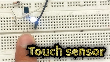 How to make a simple touch sensor with bc547 transistor