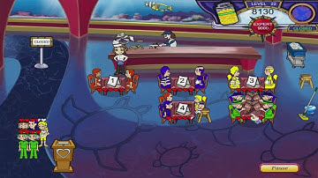 Diner Dash 3: Flo on the Go Walkthrough - Level #22 - Submarine - Seniors