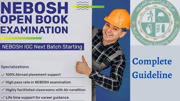 NEBOSH OPENBOOK EXAM-Very Easy Now  #neboshigc #nebosh #neboshopenbookexam #betsglobal