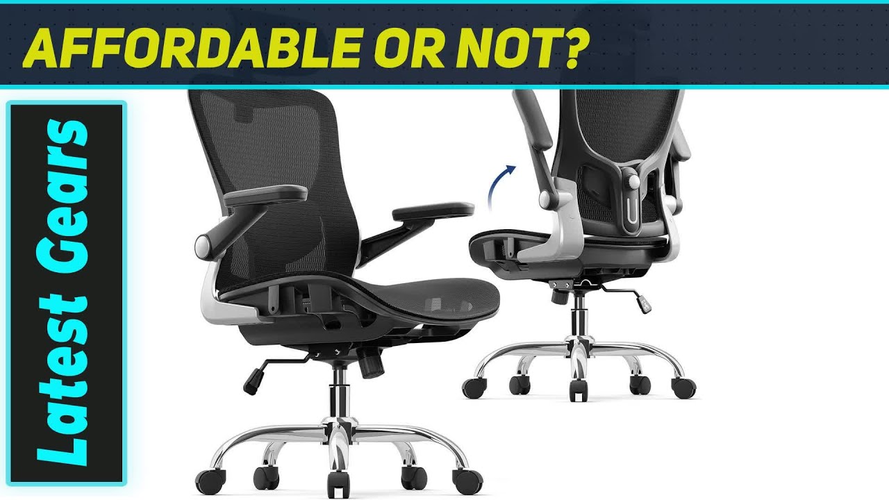 Эргономичное офисное кресло – лучшее сетчатое кресло с 3D-подлокотниками и подголовником