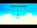 hindi mashup karaoke with lyrics..song: khamoshiya teri deewani  Mp3 Song