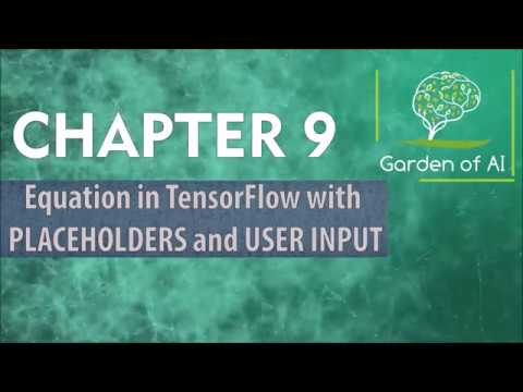 Chapter9 Equation in TensorFlow with PLACEHOLDERS and USER INPUT ...