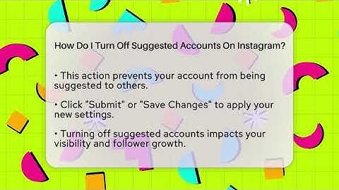 How Do I Turn Off Suggested Accounts On Instagram? - Everyday-Networking