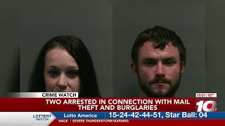 VIDEO: Amarillo police: Two arrested in connection with mail theft and burglaries