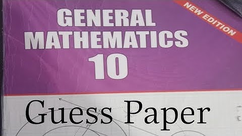 10th Class General Maths Guess Paper 2023,Art General Mathematics|FBISE|FGEIs