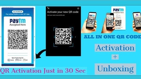 Paytm QR Code Activation || Paytm All In One QR Unboxing || Paytm Marchant || Mr. Raju