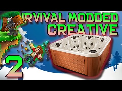 Minecraft: Modded Creative Lucky Block Let's Play w/Mitch! Ep. 2 - HOT TUB... AGAIN :P - Minecraft: Modded Creative Lucky Block Let's Play w/Mitch! Ep. 2 - HOT TUB... AGAIN :P